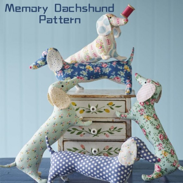 Memory Dachshund Template Set- With Instructions