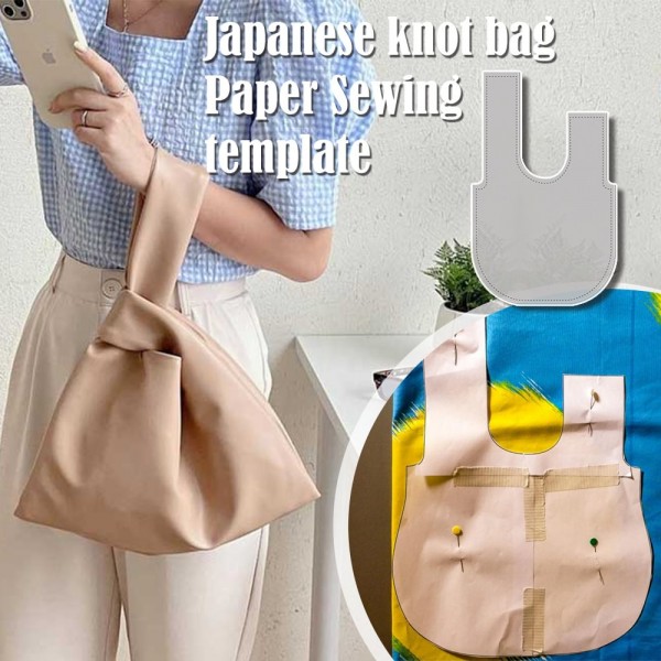 Japanese knot bag Sewing Pattern Template