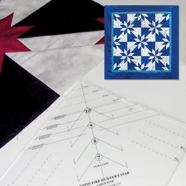 Rapid Fire Hunter's Star Large Template - With Instructions