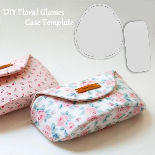 DIY Floral Glasses Case Templates