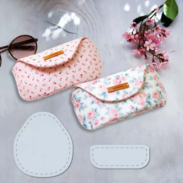 DIY Floral Glasses Case Templates