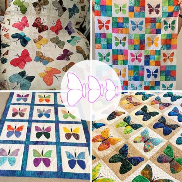 Pretty Butterfly Templates Set