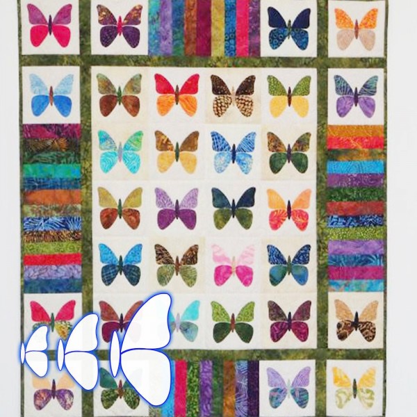 Pretty Butterfly Templates Set