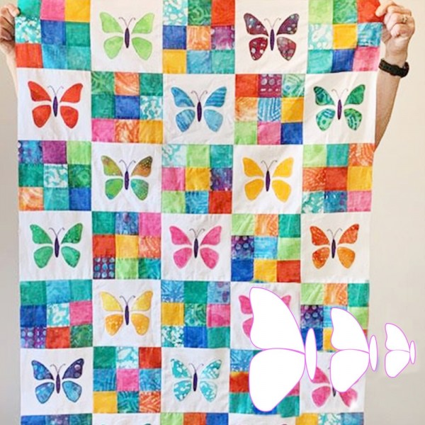 Pretty Butterfly Templates Set