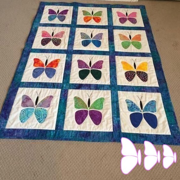 Pretty Butterfly Templates Set