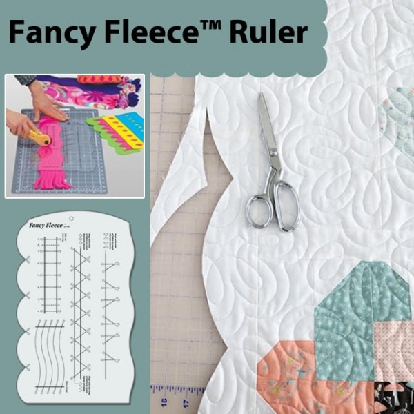 Fancy Fleece&Fabric Slotted Ruler