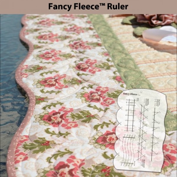 Fancy Fleece&Fabric Slotted Ruler