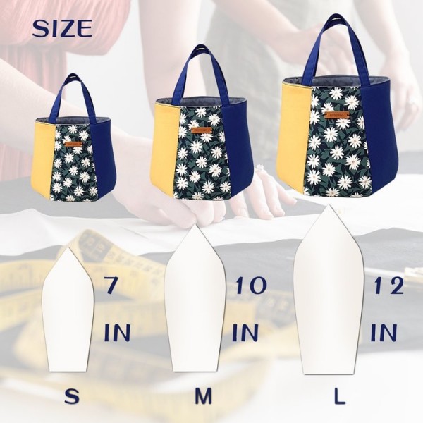 Hexagon-shaped Tote Bag Template (With Instructions)