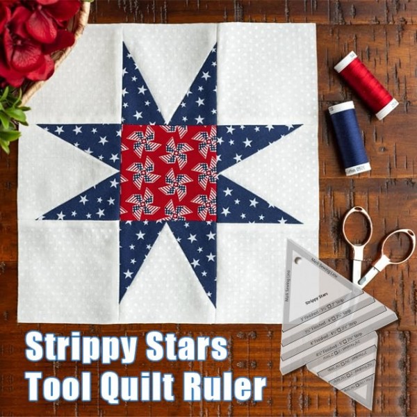 Strippy Stars Tool Quilt Ruler